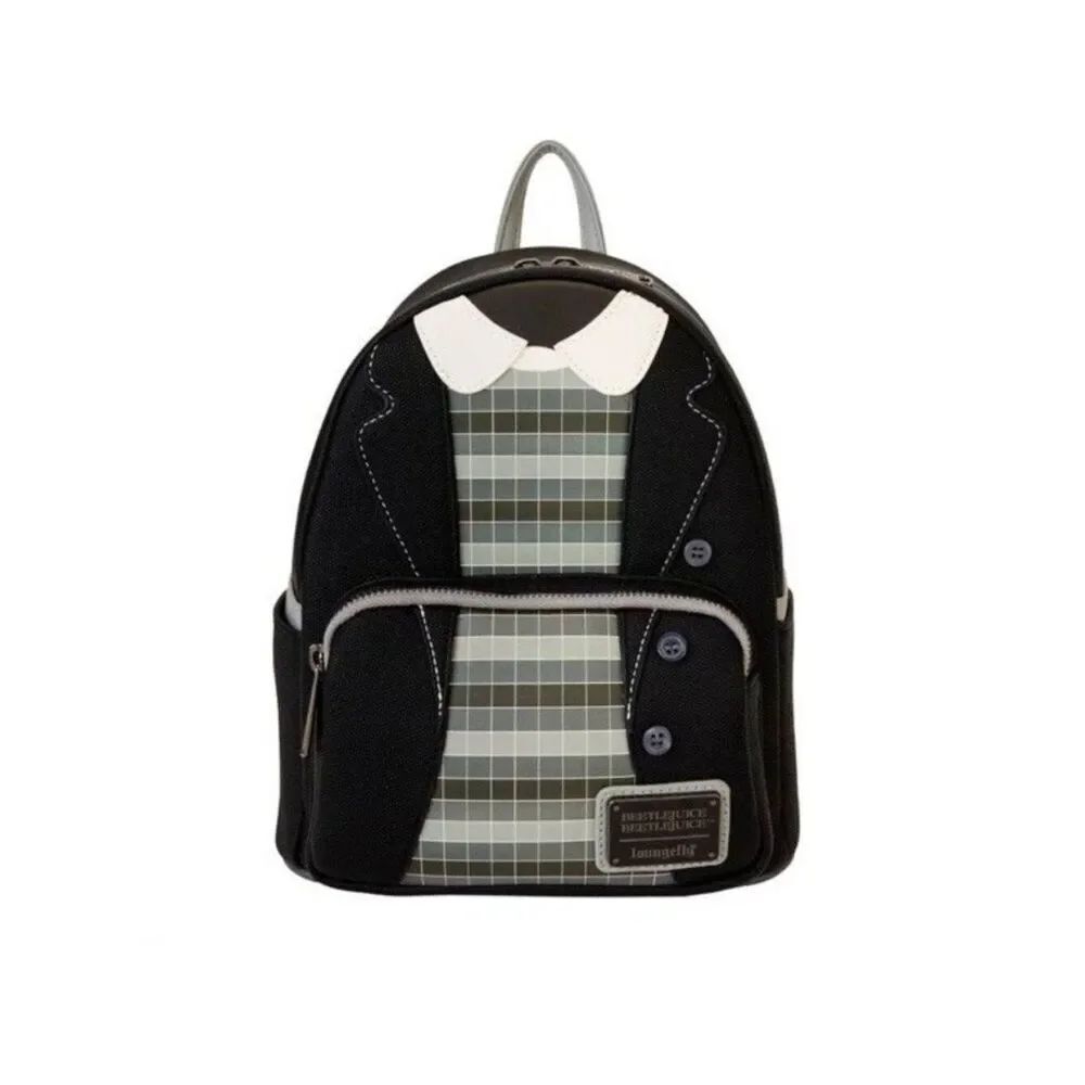 Loungefly Beetlejuice Lydia Deetz Fashion Mini Backpack Cosplay Ghost House NWT